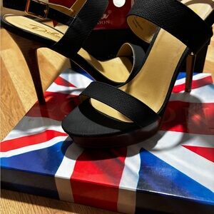 “Diba London” Black Strappy Heels